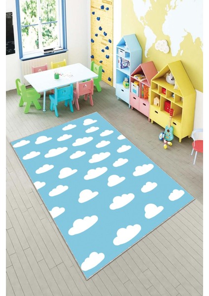 Desenli Renkli Dijital Baskılı Yıkanabilir Kaymaz Taban Modern Mutfak Halısı (Süngersiz) fiyatları