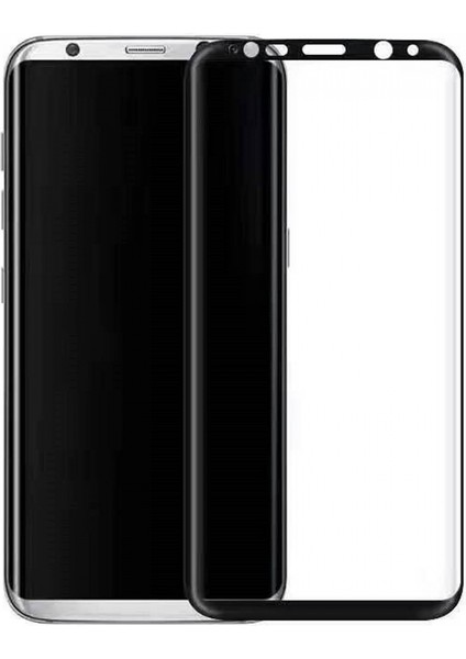 Samsung Galaxy G955 S8 Plus Uyumlu 3D Superglass Full Cam Koruyucu