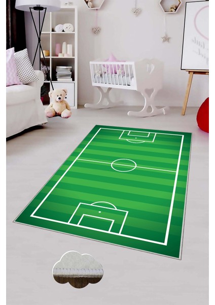 Desenli Renkli Dijital Baskılı Yıkanabilir Kaymaz Taban Modern Mutfak Halısı (Süngersiz)