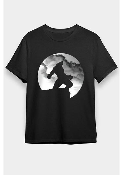 Kurt Adam Siyah Unisex Tişört T-Shirt
