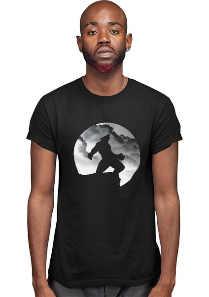 Kurt Adam Siyah Unisex Tişört T-Shirt modelleri