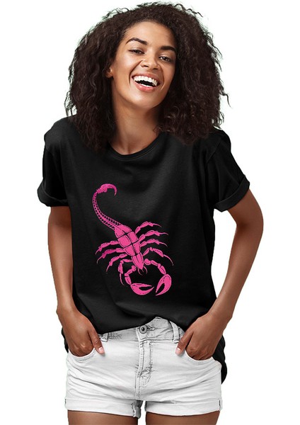 Akrep Burcu Siyah Unisex Tişört T-Shirt fiyatları