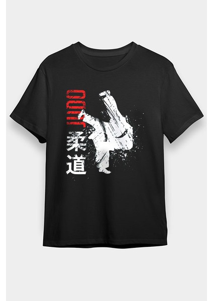 Judo Siyah Unisex Tişört T-Shirt