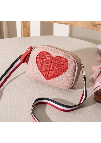 Beyaz Stil Moda Zarif Kadın Crossbody Çanta Çok Renkli Kalp Şeklinde Yastık Çanta Tote Omuz Çantaları Küçük Messenger Çanta Bayanlar Için (Yurt Dışından) indirimleri