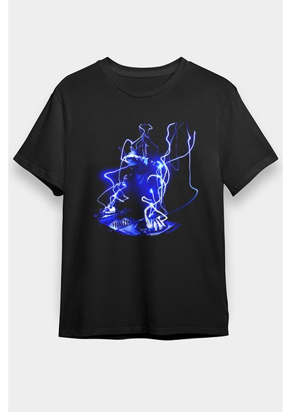 Dj Siyah Unisex Tişört T-Shirt