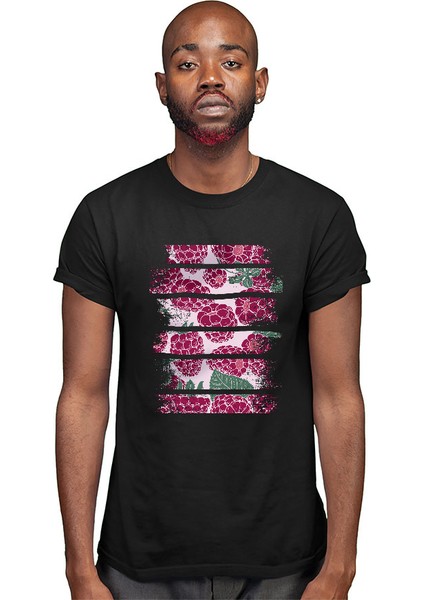 Ahududu Siyah Unisex Tişört T-Shirt modelleri