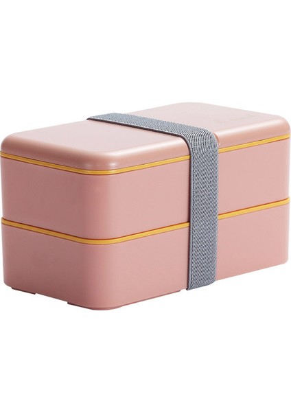 Mikrodalgada Taşınabilir Yaratıcı Çift Katmanlı Öğle Yemeği Kutusu (Yurt Dışından)