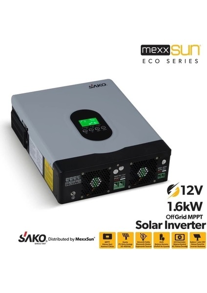 E-Sun 1.6 Kw 12 V Mppt Tam Sınus Akıllı Inverter