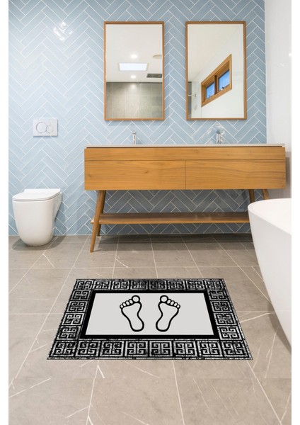 Banyo Ayak Paspası Süngerli Ayak Havlusu Banyo Ayak Havlusu