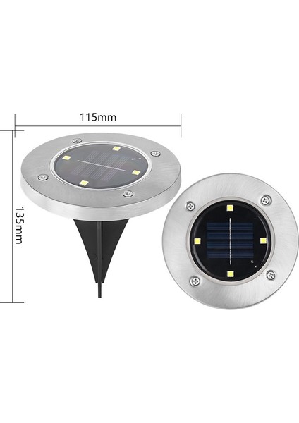 Güneş Enerjili Yeraltı Işıkları ve Çim Işıkları (Yurt Dışından)