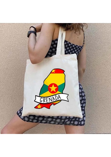 Ruanda Stili 35X40CM Gürcistan Yunanistan Izlanda Iran Irlanda Italya Jamaika Letonya Meksika Romanya Ruanda Bayrağı Haritası Kanvas Alışveriş Çantası Omuz Çantası (Yurt Dışından) indirimleri