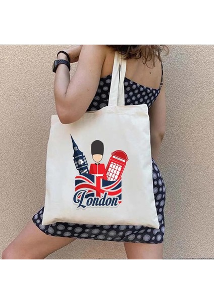 No.82 Tarzı 35X40CM Londra Ingiltere Paris Fransa Seyahat Ingiliz Pisa Roma Italya Ispanya Kadının Alışveriş Omuz Kanvas Tote Çanta Çalışma Bakkal Spor Çanta (Yurt Dışından)