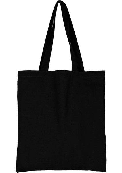 Siyah Stil Tüm Maç Mektup Serisi Çanta Katlanabilir Yeniden Kullanılabilir Kumaş Alışveriş Bayanlar Alışveriş Çantası Harajuku Tarzı Çanta Öğrenci Kanvas Tote Çanta (Yurt Dışından)