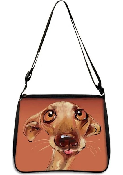 YXBSEVIMLIKÖPEK20X Stili 25CMX30CM Sevimli Dachshund Köpek Omuz Çantası Kadın Moda Çok Fonksiyonlu Çanta 3D Yavru Dachshund Baskı Bez Çantalar Kanvas Alışveriş Çantası (Yurt Dışından) indirimleri