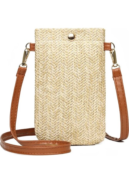 S-Bw Tarzı Moda Kadın Saman Bayanlar Crossbody Askılı Çanta Yaz Bohemia Plaj Rattan Omuzdan Askili Çanta Küçük Katı Cep Telefonu Bozuk Para Cüzdanı (Yurt Dışından) fiyatları