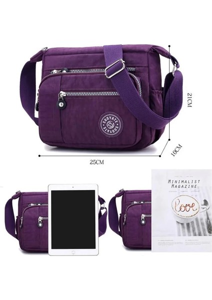 Siyah Stil Kadınlar Yüksek Li Çanta Askılı Çanta Su Geçirmez Bez Çanta Li Çapraz Çanta Omuzdan Askili Çanta ve Cüzdan Toplamak (Yurt Dışından) fırsatları