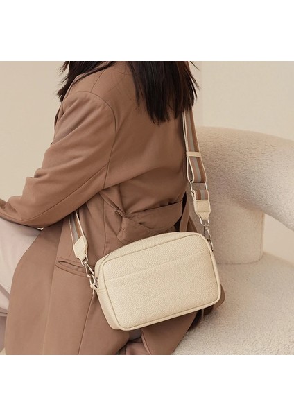 Bej Tarzı 2023 Yeni Trendy Claoulder Çanta Kadın Çantalar ve Çanta Günlük Kullanım Fermuar Pu Crossbody Bir Omuz Küçük Kare Çanta (Yurt Dışından) fiyatları