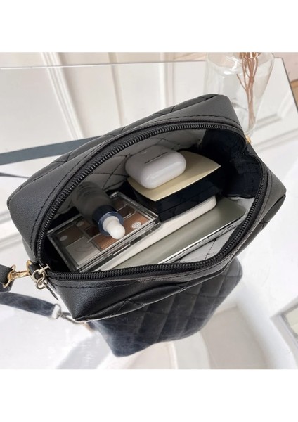 Beyaz Stil Vintage Bayanlar Crossbody Çanta Lingge Nakış Küçük Askılı Çanta Kadınlar Için Trend Kamera Kadın Omuzdan Askili Çanta Kadınlar Için (Yurt Dışından) indirimleri