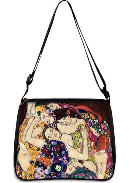 YXBFGSLS02 Stili 25CMX30CM Van Gogh Yıldızlı Gökyüzü Çanta Bayanlar Sanat Yağlıboya Ayçiçeği Moda Omuz Çantası Koltuk Altı Çantası Kız Alışveriş Seyahat Çantası (Yurt Dışından)