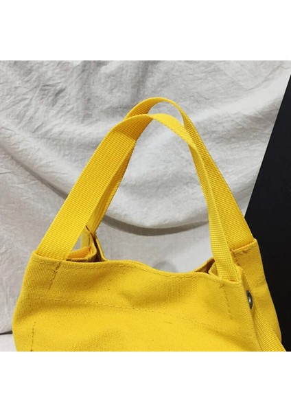Pembe Tarzı Kadın Moda Düz Renk Işe Gidiş-Geliş Kanvas Çanta Japon ve Kore Alışveriş Kadınlar Için Bir Omuz Çapraz Vücut Kova Çanta (Yurt Dışından) fırsatları