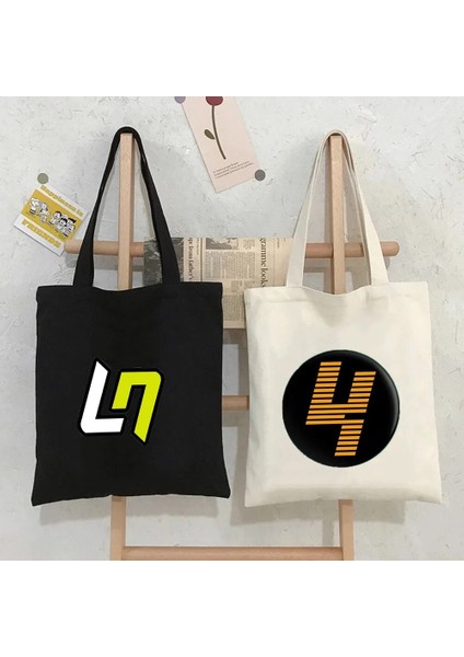 B79 Tarzı 35X40CM F1 Formula 1 Düşük Poli Lando Norris Bottas Araba Yarışı Kadın Kanvas Alışveriş Çantası Pamuk Çanta Tote Omuz Bayan Eko Alışveriş Çantası (Yurt Dışından) modelleri
