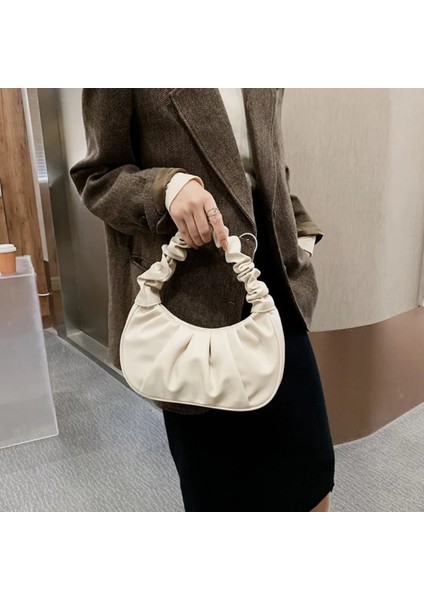 Siyah Stil Сумка Женская Kadın Kore Kat Omuz Hamur Çanta Bolsa Mochila Lüks Tasarımcı Moda 가방 Kadınlar Için Pileli El Çantaları (Yurt Dışından) fiyatları