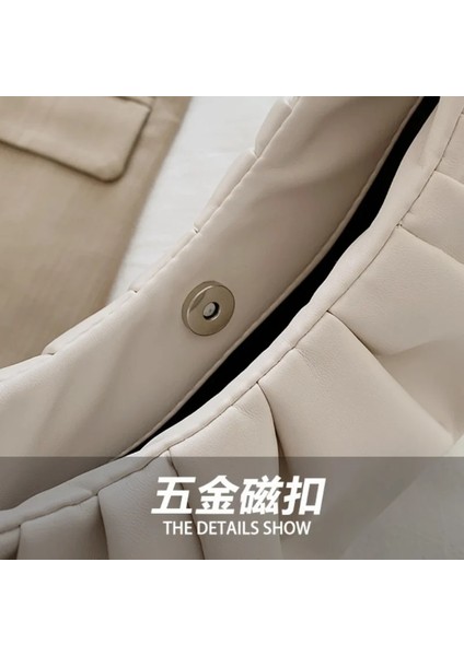 Siyah Stil Сумка Женская Kadın Kore Kat Omuz Hamur Çanta Bolsa Mochila Lüks Tasarımcı Moda 가방 Kadınlar Için Pileli El Çantaları (Yurt Dışından) indirimleri