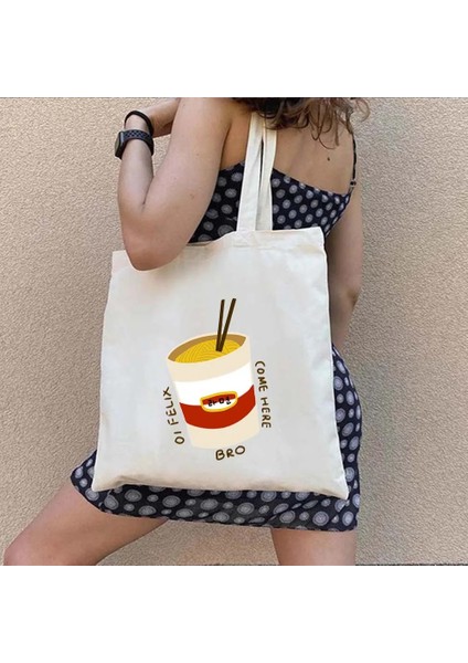 kensenshop No.12 Tarzı 35X40CM Kore Kpop Kanvas Tote Çanta Çilek Süt Kaçak Çocuklar Chan Sevimli Parmak Kalp Ramen Harajuku Tote Çanta Shopper Omuz Çantası (Yurt Dışından)