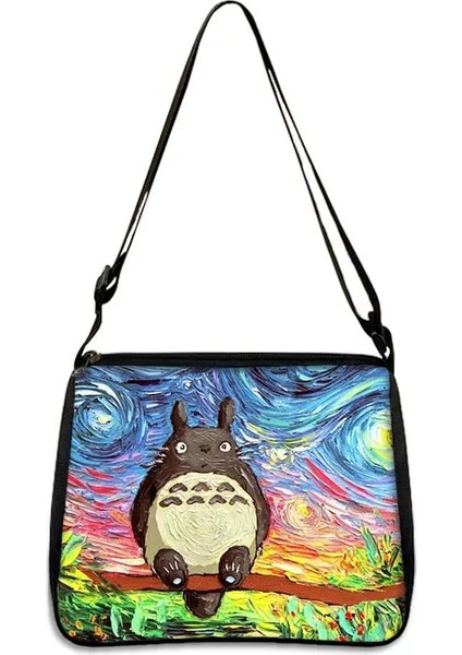 YXBMINGHUA19X Tarzı 20CMX24CM Van Gogh Yıldızlı Gökyüzü Çanta Bayanlar Sanat Yağlıboya Ayçiçeği Moda Omuz Çantası Koltuk Altı Çantası Kız Alışveriş Seyahat Çantası (Yurt Dışından)