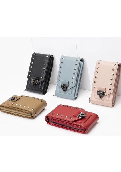 Siyah Stil Yeni Trend Askılı Çanta Kadınlar Için Omuz Telefonu Çanta Crossbody Cüzdan Bozuk Para Cüzdanı Bayanlar Pu Deri Kadın Çanta (Yurt Dışından) modelleri