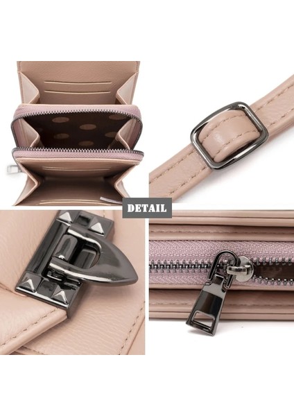 Siyah Stil Yeni Trend Askılı Çanta Kadınlar Için Omuz Telefonu Çanta Crossbody Cüzdan Bozuk Para Cüzdanı Bayanlar Pu Deri Kadın Çanta (Yurt Dışından) indirimleri