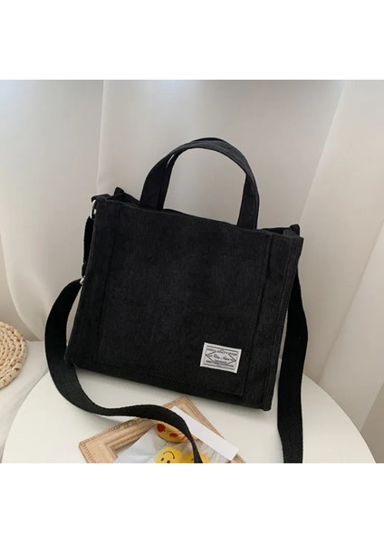 Kahverengi Tarzı Kadife Rahat Kadın Tote Omuzdan Askili Çanta Retro Sanat Tuval Crossbody Çanta Womeotton Fermuarlı Çanta Lüks Tasarımcı (Yurt Dışından) fırsatları