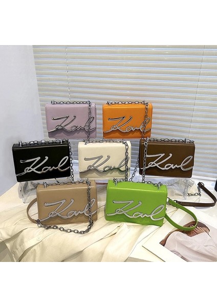 Yeşil Stil Kadın Omuz Crossbody Çanta Kadın Çanta Seyahat Cüzdanı Kız Alışveriş Makyaj Organizatör Lüks Tasarımcı Lagerfeld Mini Tote Çanta (Yurt Dışından) fiyatları