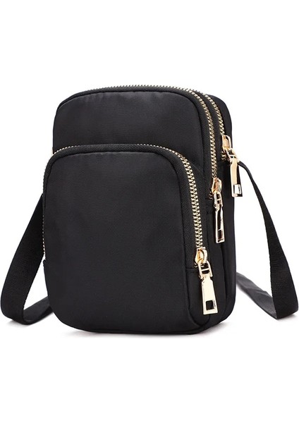 Siyah Stil Kore Versiyonu Su Geçirmez Çanta Kadın Omuz Çantası Ünlü Tasarımcı Küçük Crossbody Çanta Bayan Çanta Cep El Çantaları Kadın (Yurt Dışından)