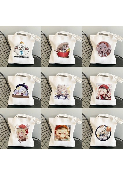 B360N Tarzı Kanvas Çanta Alışveriş Çantası Ge Oyunu Kawaii Anime Alışveriş Çantaları Çanta Omuzdan Askili Çanta Rahat Çanta Kadın Yüksek Kapasiteli Eko Çanta (Yurt Dışından) fiyatları