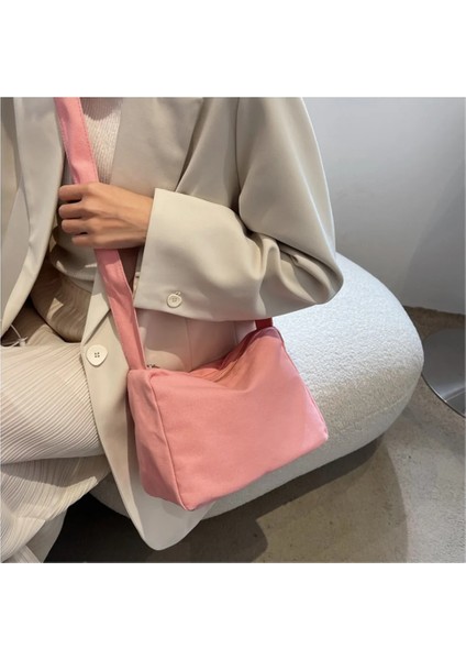 Sarı Stil 24-17,5-12CM Büyük Kapasiteli Omuz Çantası Yeni Kadın Moda Basit Banliyö Messenger Tote Çanta (Yurt Dışından) fırsatları