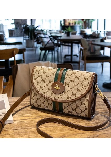 Haki Tarzı 24,5X5X16,5CM Lüks Kadın Debriyaj Çanta Tasarımcısı Yuvarlak Crossbody Omuz Çantalar Çanta Kadın Debriyaj Seyahat Çantası (Yurt Dışından)