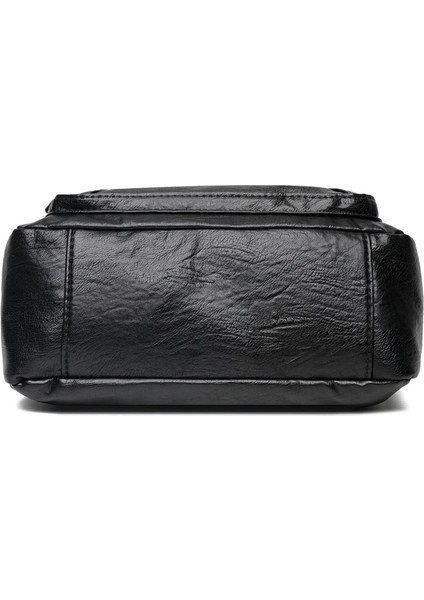 Siyah Stil Moda Omuz Kadın Çanta Çanta Naylon Su Geçirmez Crossbody Çanta Bayan Messenger Çanta (Yurt Dışından) fırsatları