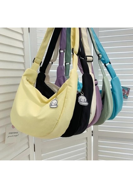 Sarı Stil 23X8X20CM Omuz Çantaları Kadın Katı Harajuku Tüm Maç Basit Çok Fonksiyonlu Çanta Büyük Kapasiteli Crossbody Çanta Kadın Gençler Için Çanta (Yurt Dışından) fiyatları