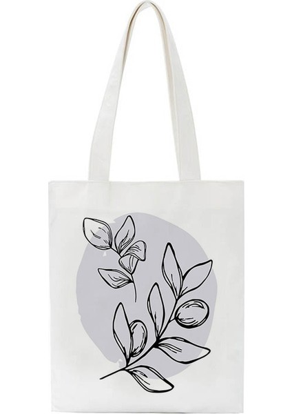 No.6 Stili 35-40CM Kore Ulzzang Omuz Çantaları Ins Shopper Tote Tuval Kadın Büyük Kapasiteli Rahat Trendy Okul Çantası Harajuku Sanat Soyut Yüz (Yurt Dışından)