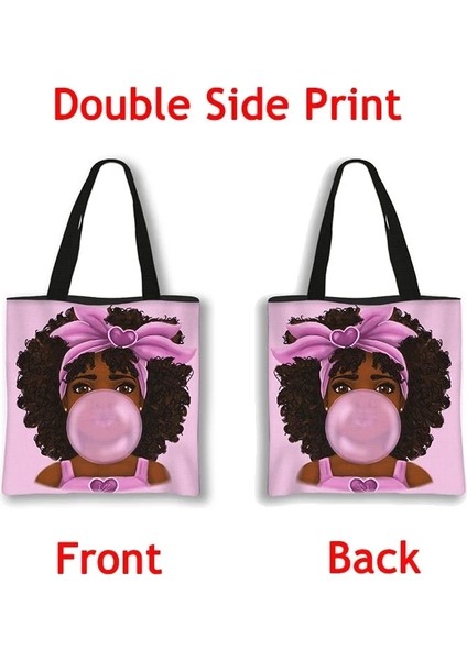 BDSTDHAITUNS18 Tarzı 39CMX39CM Dolrint Bayan Çanta Kız Kanvas Tote Çanta Alışveriş Seyahat Kadın Eko Yeniden Kullanılabilir Omuz Alışveriş Çantaları Yüksek Kapasiteli (Yurt Dışından) fırsatları