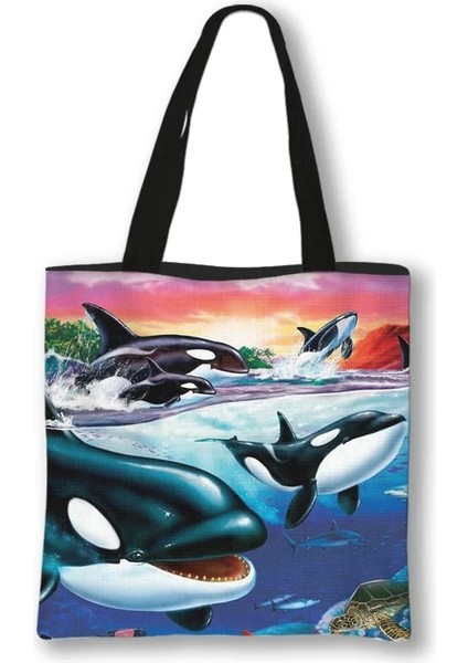 BDSTDHAITUNS18 Tarzı 39CMX39CM Dolrint Bayan Çanta Kız Kanvas Tote Çanta Alışveriş Seyahat Kadın Eko Yeniden Kullanılabilir Omuz Alışveriş Çantaları Yüksek Kapasiteli (Yurt Dışından) indirimleri