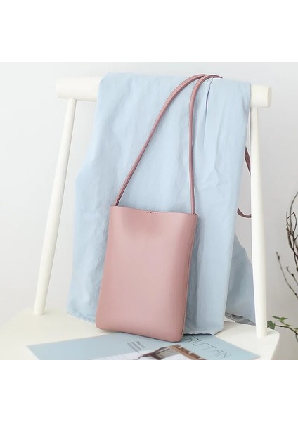Pembe Tarzı Moda Pu Deri Kadın Çanta Kadın Büyük Kapasiteli Omuz Çantaları Kadın Crossbody Çanta Telefon Cüzdan Lüks Tasarımcı Çanta (Yurt Dışından)