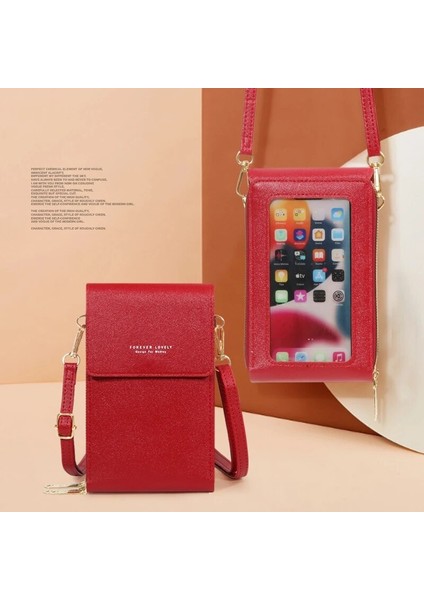 Kahverengi Tarzı Kadınlar Için Yeni Moda Dokunmatik Ekran Omuzdan Askili Çanta Büyük Kapasiteli Çok Fonksiyonlu Cüzdan Trendi Katı Crossbody Telefon Çantaları Kadınlar Için (Yurt Dışından) fiyatları