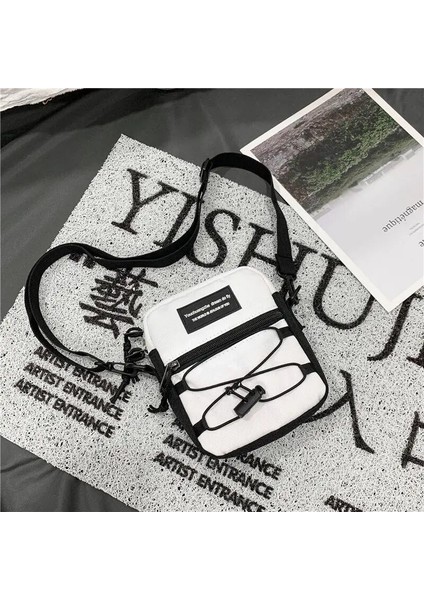Beyaz Stil Moda Kadın Messenger Cep Telefonu Cebi Çanta ve Çanta Yeni Omuz Çantası Çok Amaçlı Cep Telefonu Çantası Saklama Torbaları (Yurt Dışından)