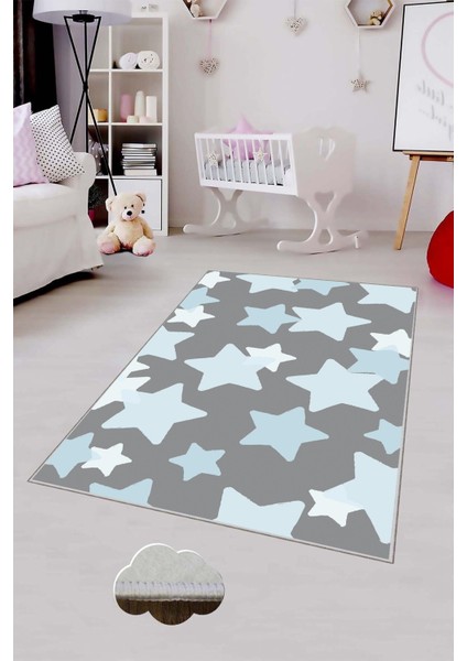 Desenli Renkli Dijital Baskılı Yıkanabilir Kaymaz Taban Modern Mutfak Halısı (Süngersiz)