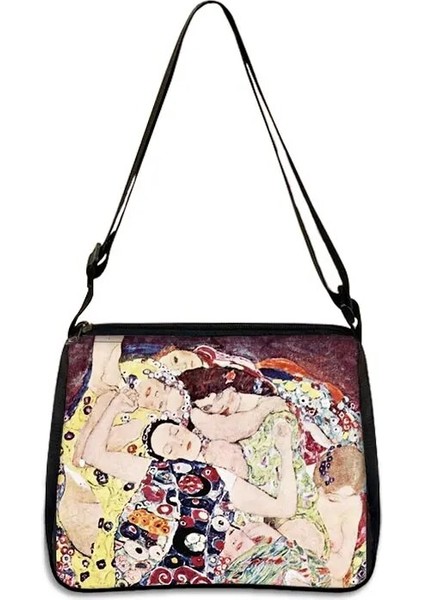 YXBMINGHUA15X Tarzı 25CMX30CM Gustav Klimt Yağlıboya Omuz Çantası Öpücük Gözyaşı La Virgen Debriyaj Kadın Rahat Çanta Kız Askılı Çanta Kanvas Crossbody Çanta (Yurt Dışından) indirimleri