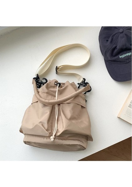 Siyah Stil Kadın Omuz Çantası Naylon Su Geçirmez Kadın Büyük Kapasiteli Çanta Ipli Crossbody Çanta Tote Çanta (Yurt Dışından) indirimleri