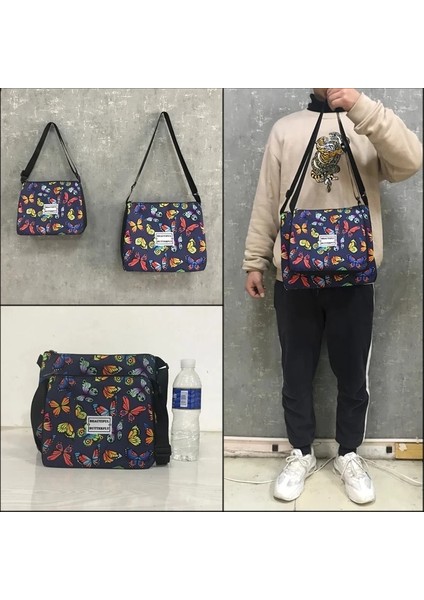 YXBBGQS19 Tarzı 25CMX30CM Sevimli Pug Köpek Baskı Omuzdan Askili Çanta Kadın Çanta Yaratıcı Bulldog Terrier Crossbody Çanta Yetişkin Kitap Çantası Öğrenci Postacı Çantası (Yurt Dışından) modelleri