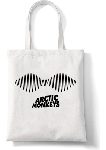 E972 Stili Arctic Monkeys Ses Dalgası Rock Grubu Kadın Alışveriş Çantası Omuz Çantası Kanvas Alışveriş Bolsas De Tela Çanta Alışveriş Yeniden Kullanılabilir Sacolas (Yurt Dışından)